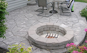 Stamped Concrete Contractor Landscaping