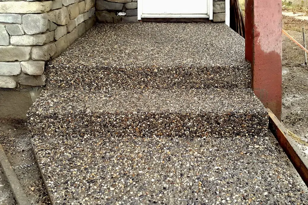 exposed aggregate driveway